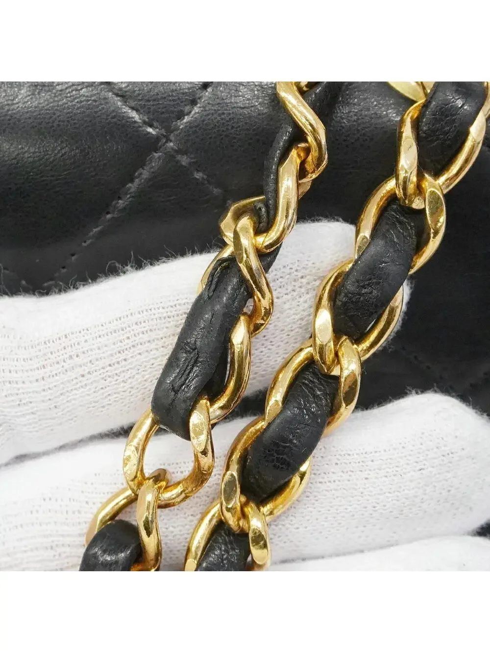 Chanel Vintage Cc Chain Flap Bag #287641C37B